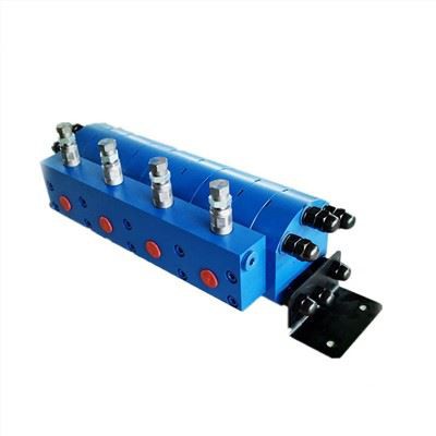 Divisor de flujo de engranaje de hierro fundido de alta presión con válvula Reief